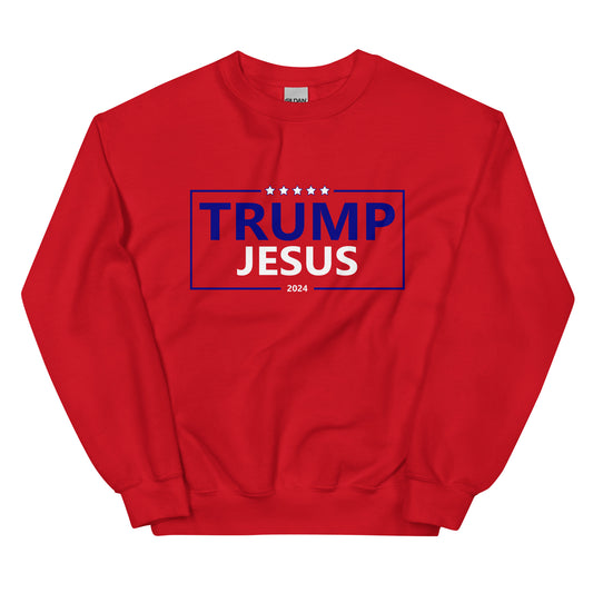 Trump/Jesus Unisex Sweatshirt (Red)