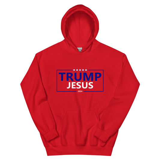 Trump/Jesus Unisex Hoodie (Red)